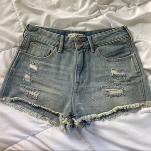 High rise shorts